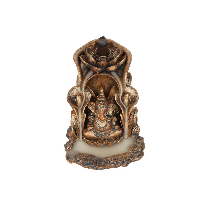 Bronze Ganesh Backflow Incense Burner