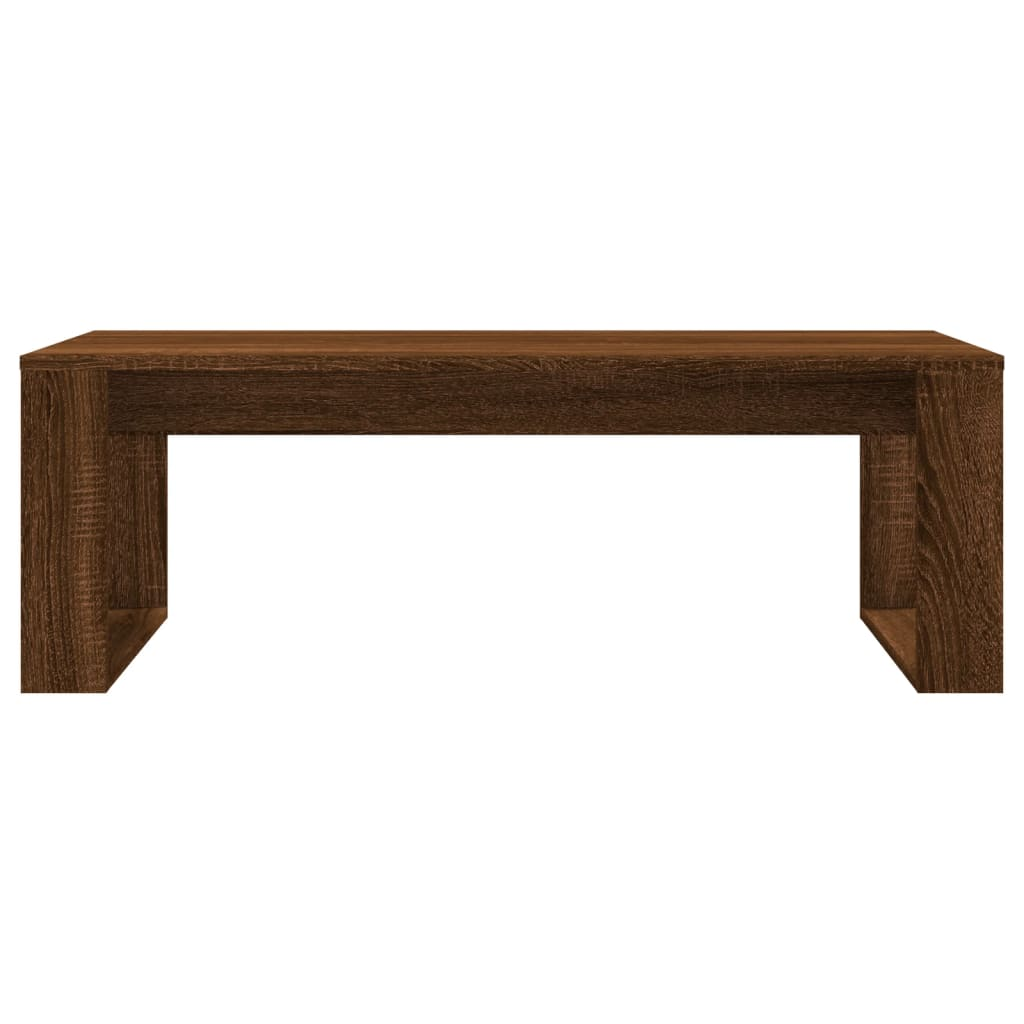 vidaXL Coffee Table Brown Oak 102x50x35 cm Engineered Wood