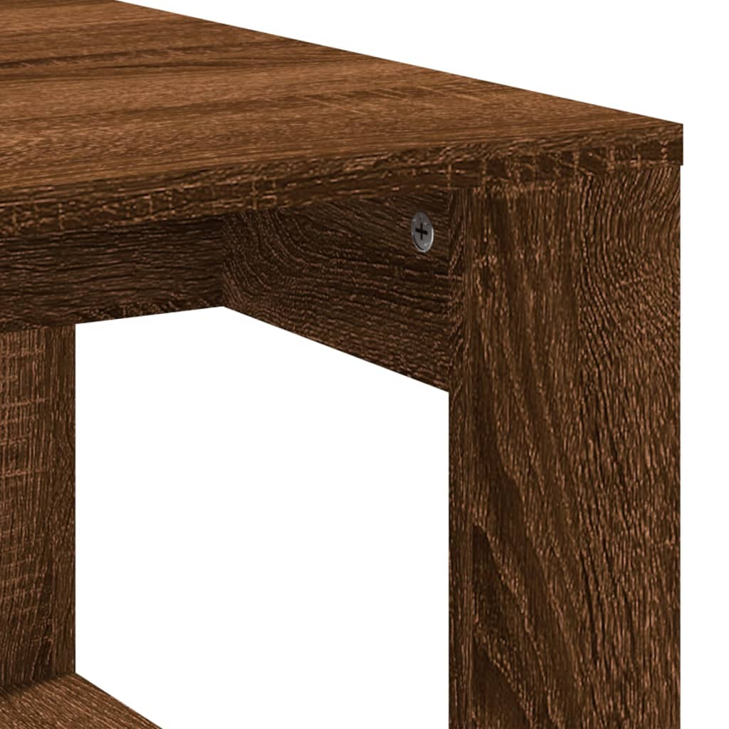 vidaXL Coffee Table Brown Oak 102x50x35 cm Engineered Wood