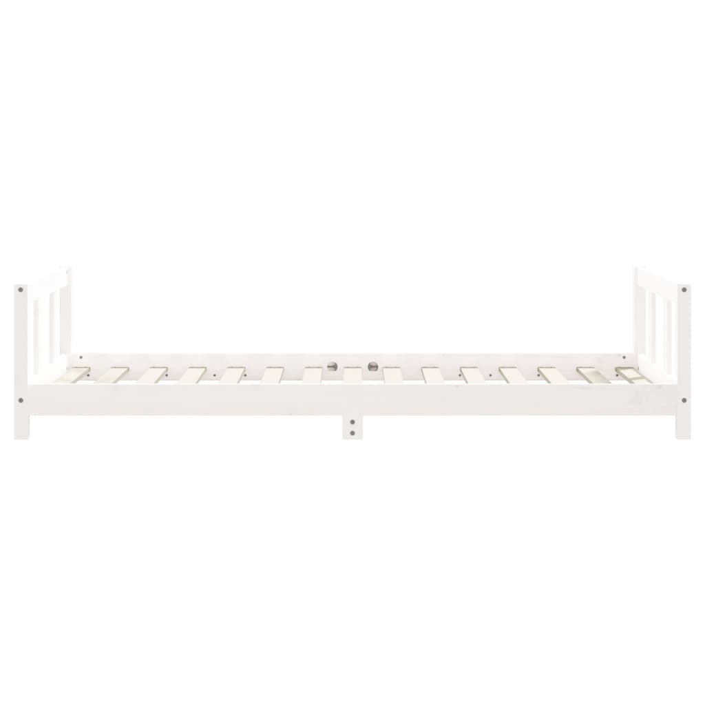 vidaXL Kids Bed Frame White 90x190 cm Solid Wood Pine