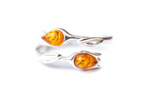 Amber Tulip Ring