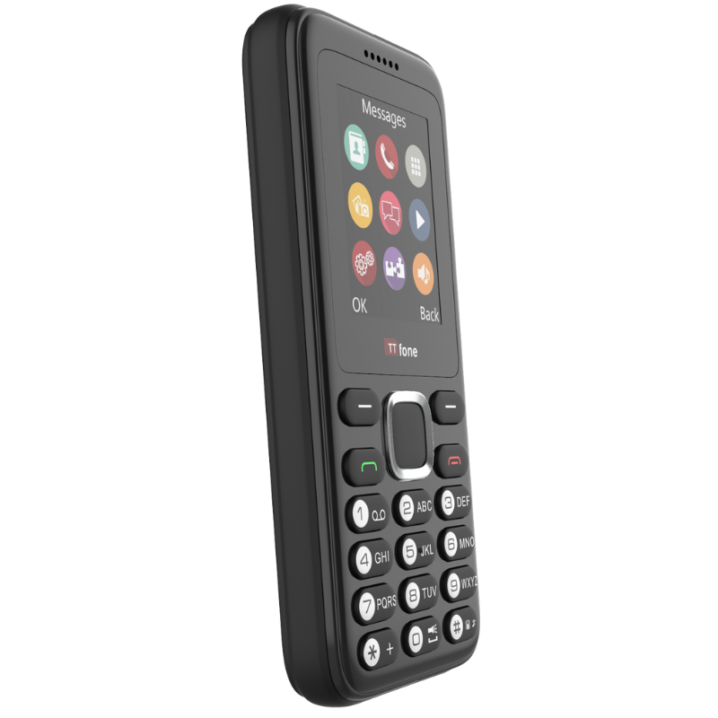 TTfone TT150 Black Dual SIM with Mains Charger