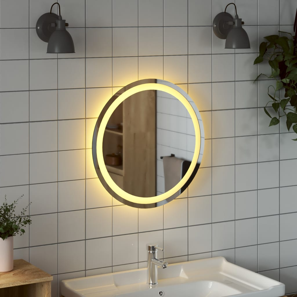 LED Bathroom Mirror 50 cm Round