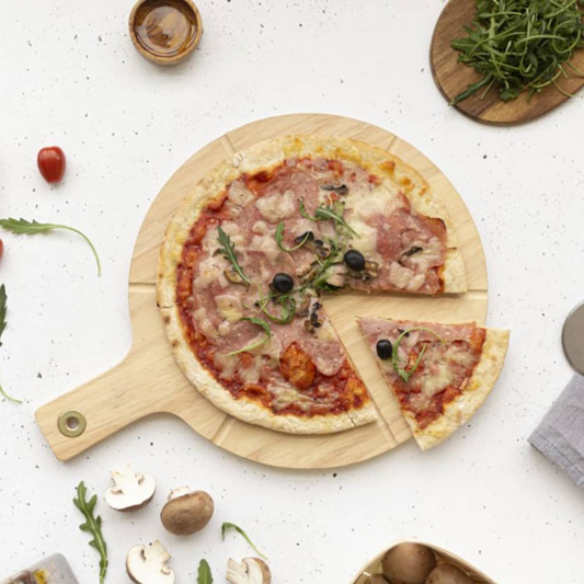 Livoo Pizza Cutting Set 30 cm Wood