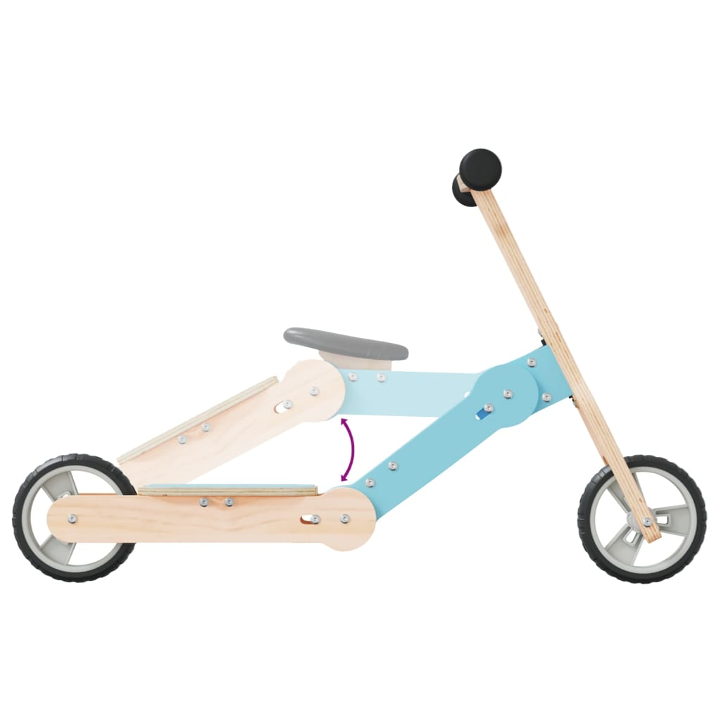 vidaXL Kids Scooter 2-in-1 Light Blue