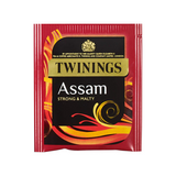 Twinings Assam Strong Black Tea Individually Wrapped Enveloped Bags Sachets Cup