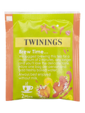 Twinings Gingerbread Green Tea Bags Individually Enveloped Wrapped Tagged Sachet