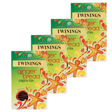 Twinings Gingerbread Green Tea Bags Individually Enveloped Wrapped Tagged Sachet