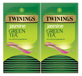 Twinings Green Tea & Jasmine Tea Bags Individually Enveloped Tagged Sachet Herb