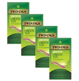 Twinings Green Tea & Jasmine Tea Bags Individually Enveloped Tagged Sachet Herb