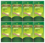 Twinings Green Tea & Jasmine Tea Bags Individually Enveloped Tagged Sachet Herb