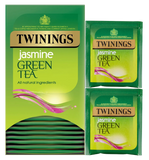 Twinings Green Tea & Jasmine Tea Bags Individually Enveloped Tagged Sachet Herb