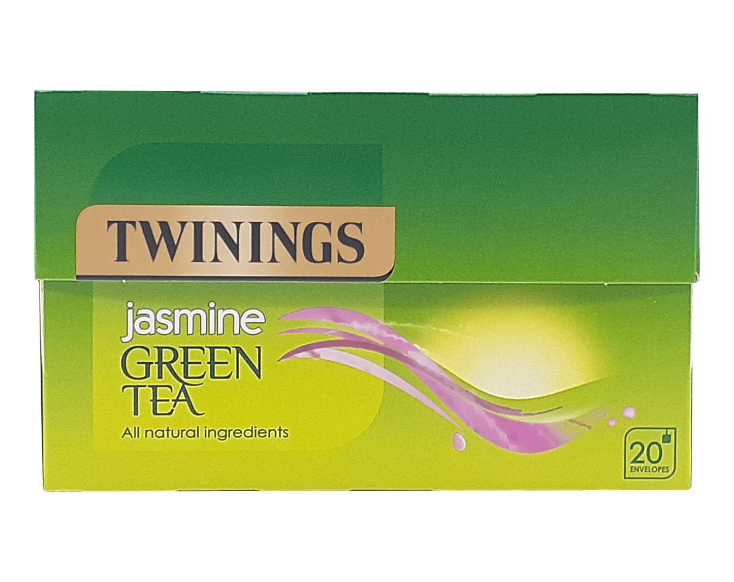 Twinings Green Tea & Jasmine Tea Bags Individually Enveloped Tagged Sachet Herb