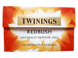 Twinings Pure Redbush Tea Bags Individually Enveloped Tagged Herbal Sachets Cup