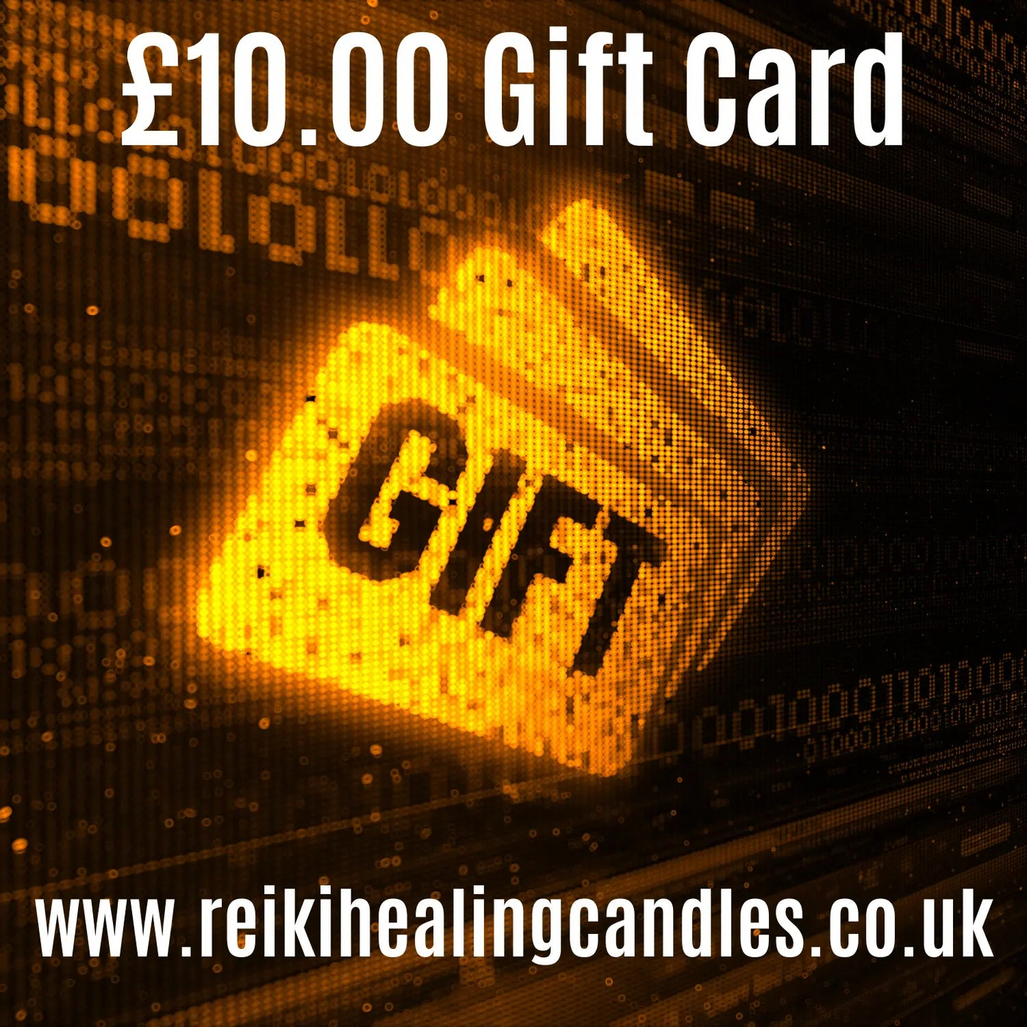 Reiki Healing Candle Gift Card