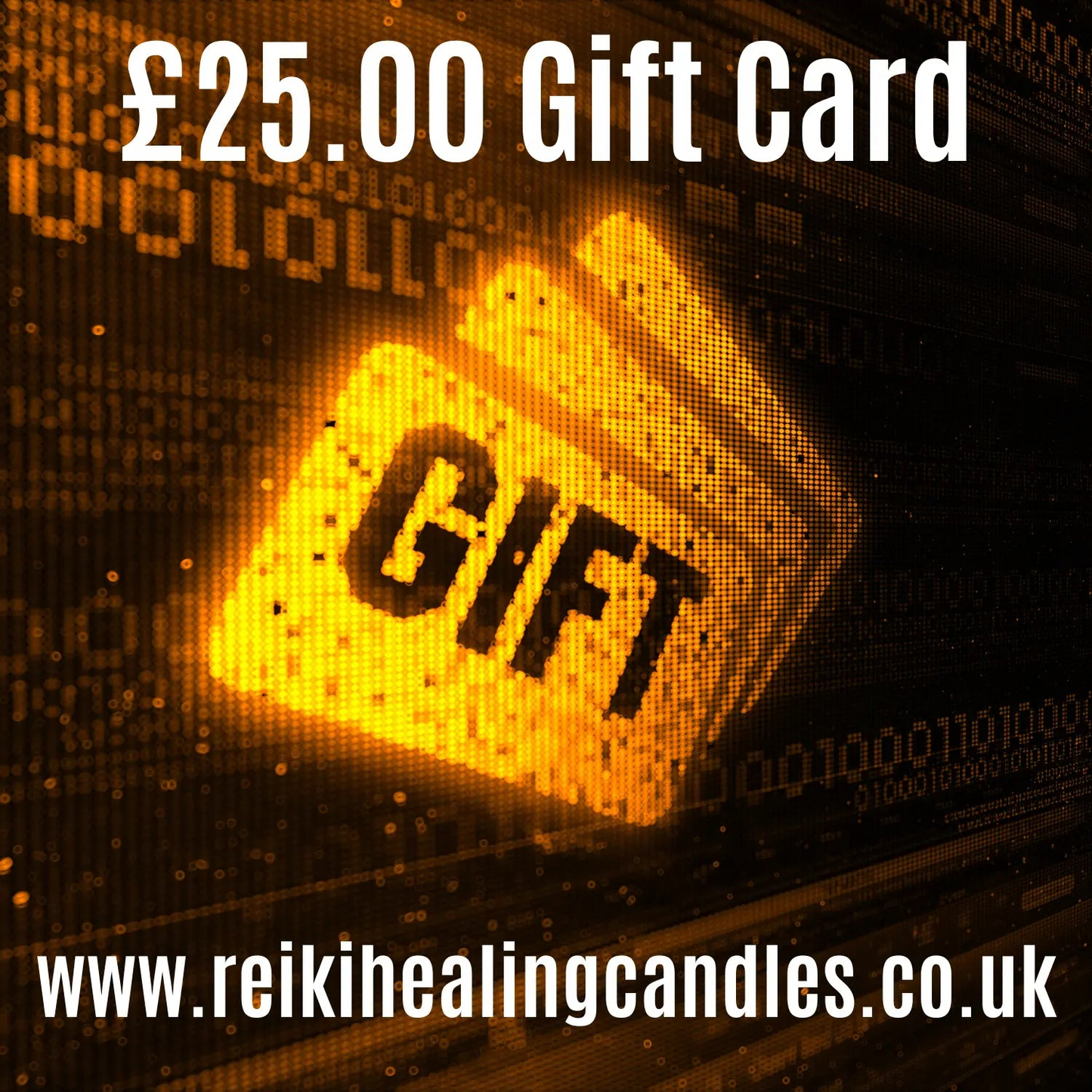 Reiki Healing Candle Gift Card