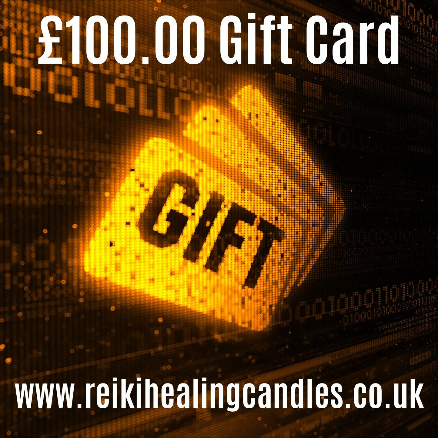 Reiki Healing Candle Gift Card