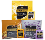 Twinings English Breakfast/Earl Grey/Everyday Mix Black Tea Envelopes Bags