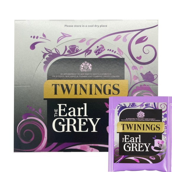 Twinings Earl Grey Black Tea Bags Individually Enveloped Tagged Sachets Bergamot