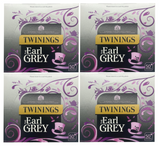 Twinings Earl Grey Black Tea Bags Individually Enveloped Tagged Sachets Bergamot