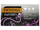 Twinings Earl Grey Black Tea Bags Individually Enveloped Tagged Sachets Bergamot