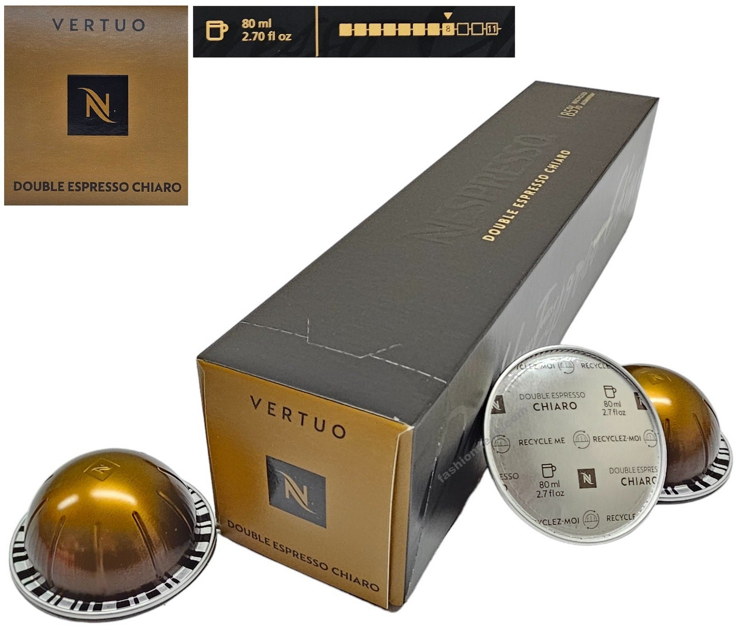 Nespresso VERTUO Coffee Machine Capsules Pods Sleeve Full Flavour List Save Bulk