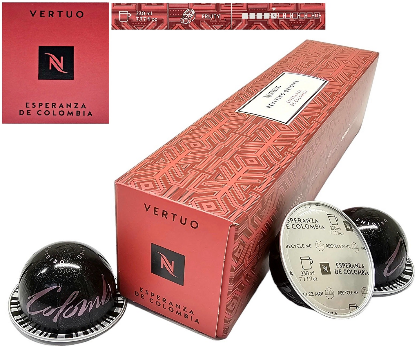 Nespresso VERTUO Coffee Machine Capsules Pods Sleeve Full Flavour List Save Bulk