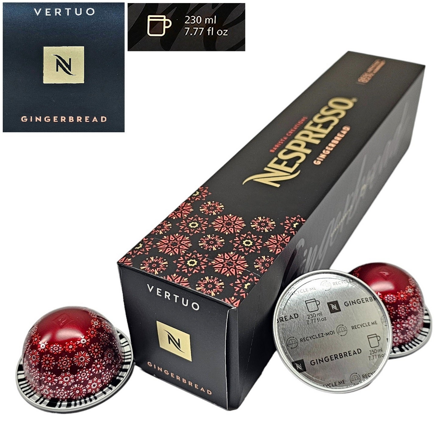 Nespresso VERTUO Coffee Machine Capsules Pods Sleeve Full Flavour List Save Bulk