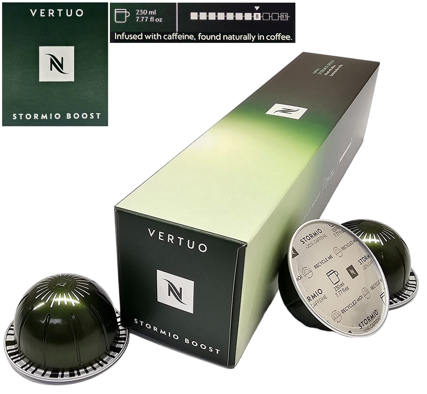 Nespresso VERTUO Coffee Machine Capsules Pods Sleeve Full Flavour List Save Bulk