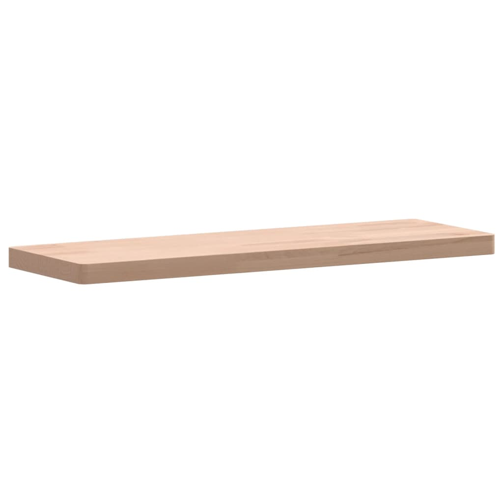 Wall Shelf 60x20x2.5 cm Solid Wood Beech