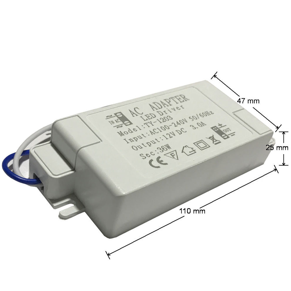 DC12V 36w LED Driver AC 230V for G4 MR11 MR16 Transformer~3282