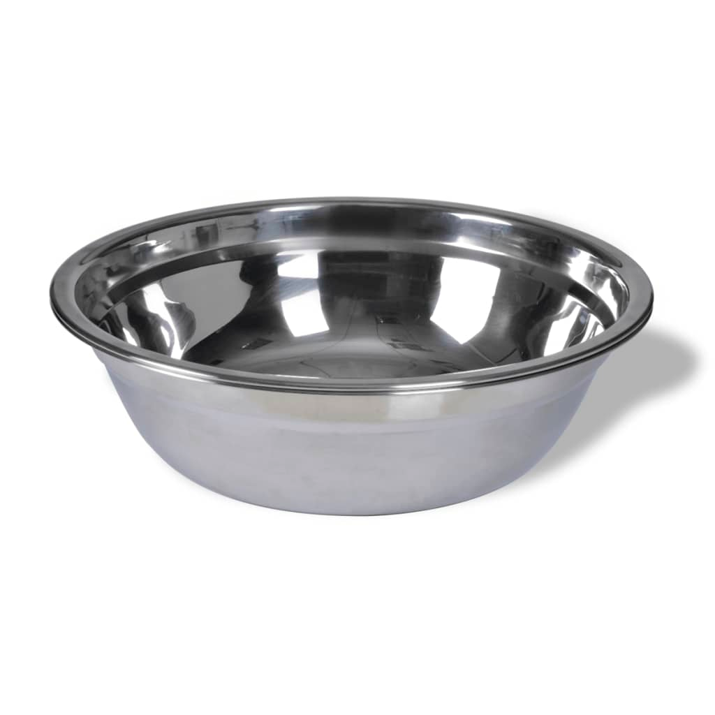 Adjustable Double Diner Pet Dog Feeding Stand & 2 x 4.1L Stainless Steel Bowls