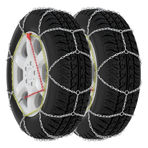 vidaXL Car Tyre Snow Chains 2 pcs 9 mm KN60