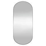 Wall Mirror 30x70 cm Glass Oval