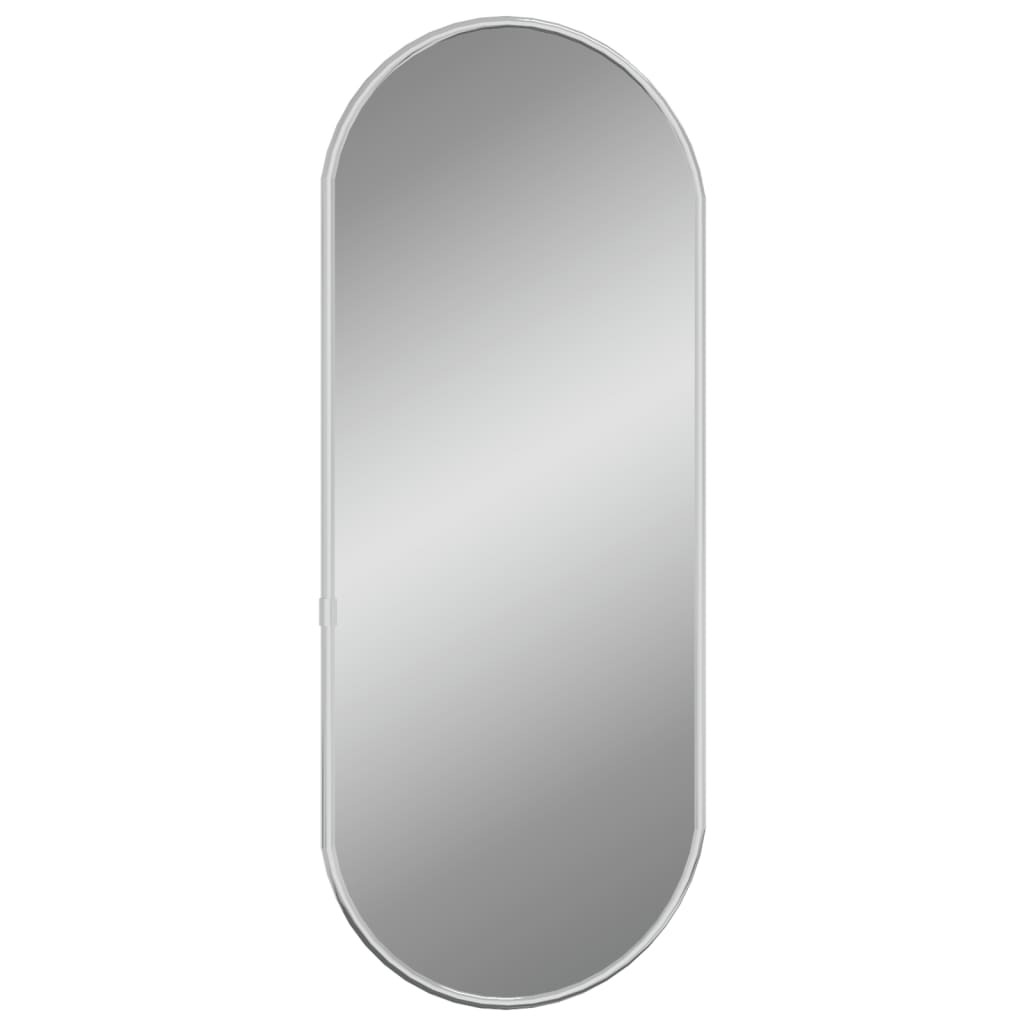 Wall Mirror Silver 50x20 cm Oval