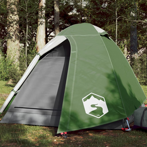 Camping Tent 2-Person Green Waterproof