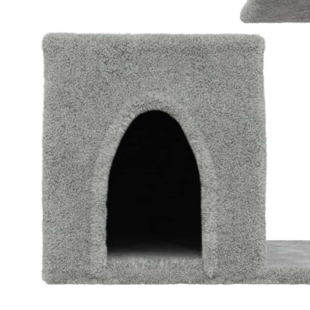 Cat Tree with Sisal Scratching Posts Light Grey 50.5 cm