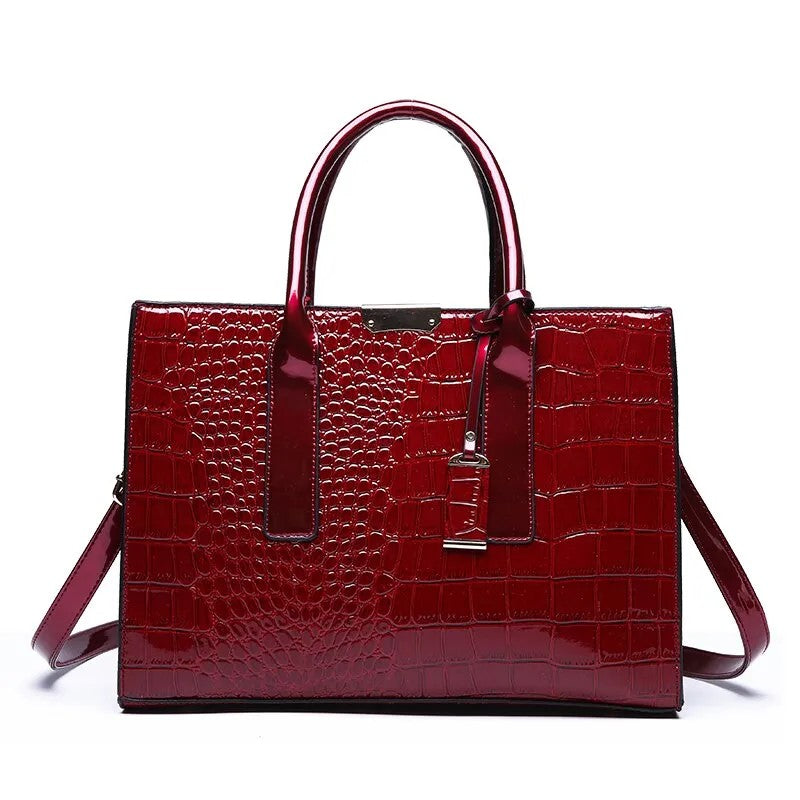 Crocodile Print Women Handbags