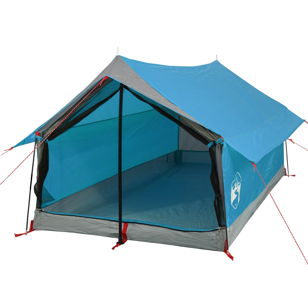 Camping Tent 2-Person Blue Waterproof