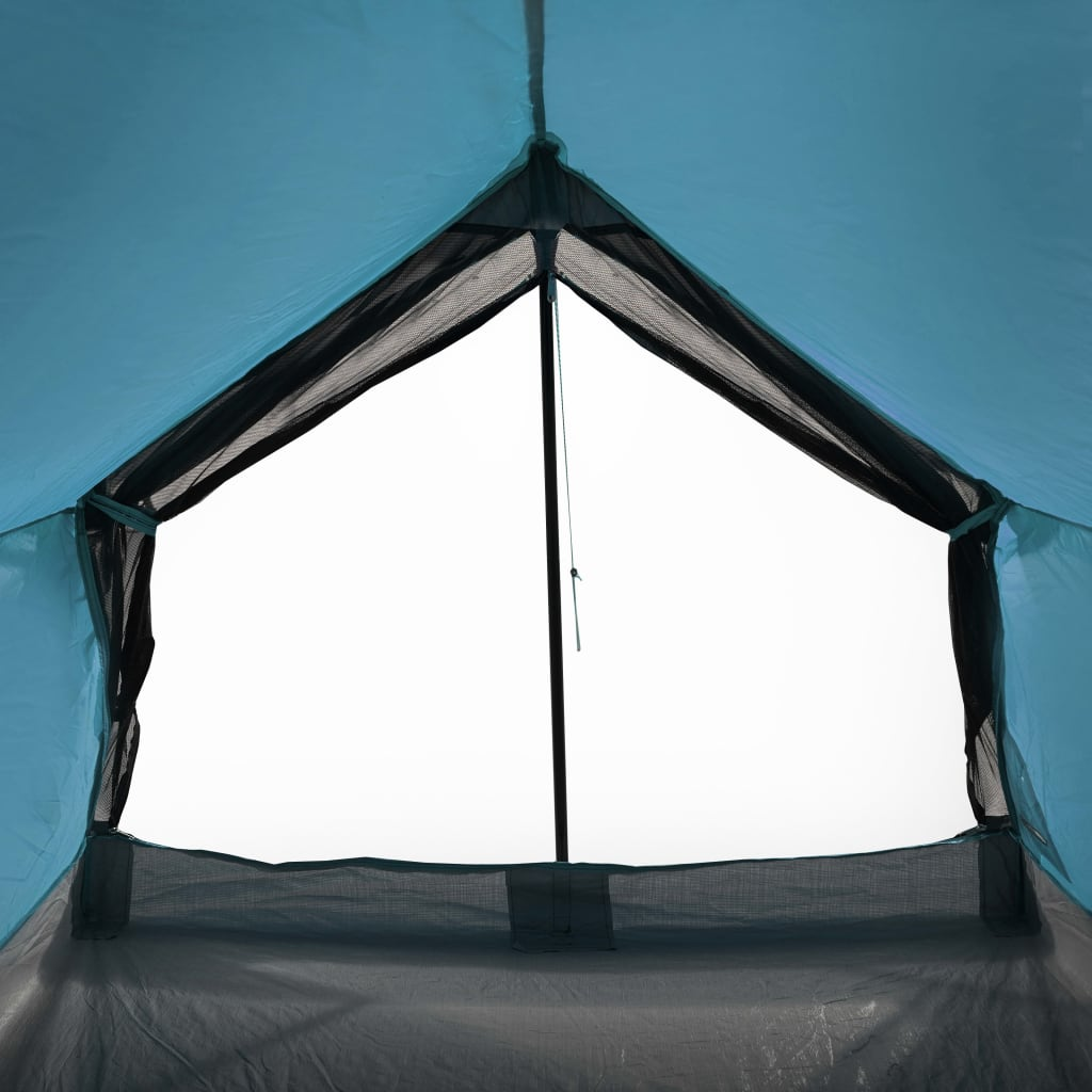 Camping Tent 2-Person Blue Waterproof