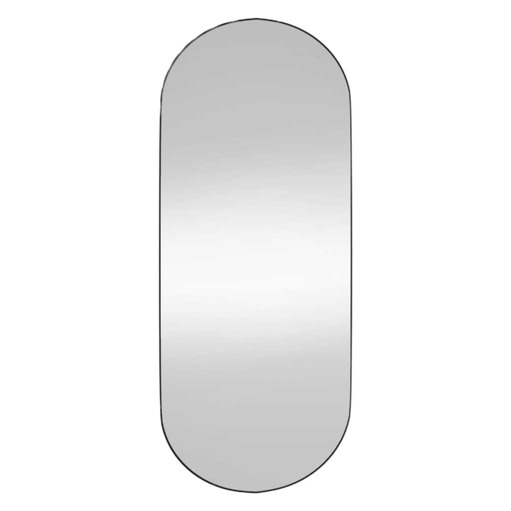 Wall Mirror 25x60 cm Glass Oval