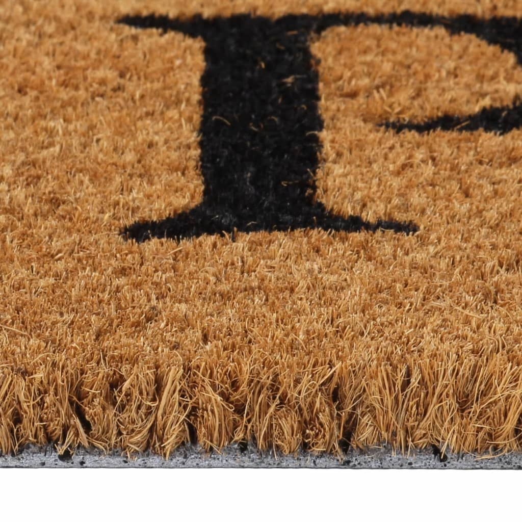 Door Mat Natural 40x60 cm Tufted Coir