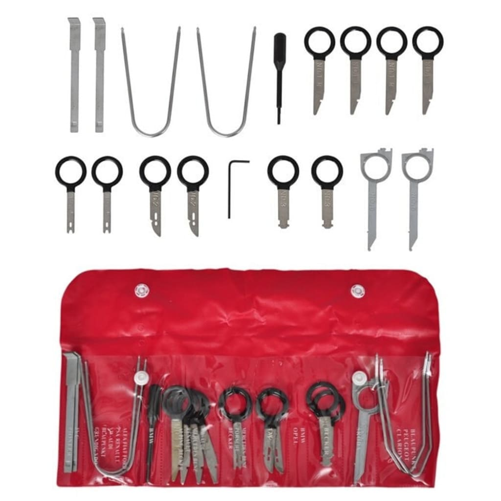 vidaXL 20 pcs RADIO TOOL SET