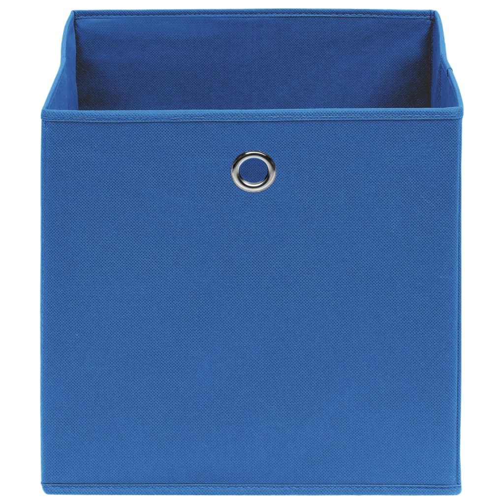 vidaXL Storage Boxes 4 pcs Blue 32x32x32 cm Fabric