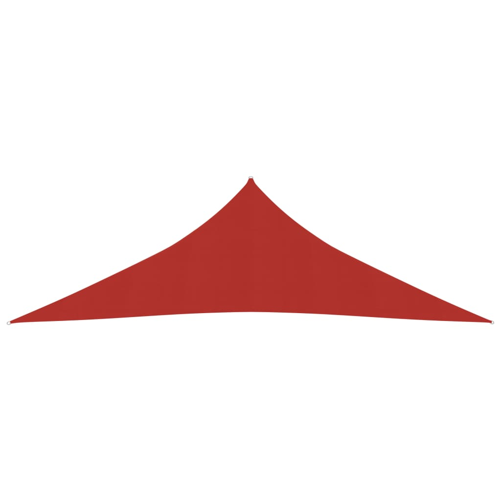 vidaXL Sunshade Sail 160 g/m² Red 3.5x3.5x4.9 m HDPE