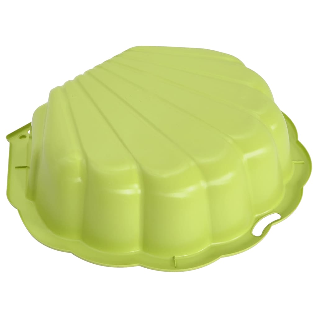 vidaXL Sandpits 2 pcs Green 77x87x21cm Plastic