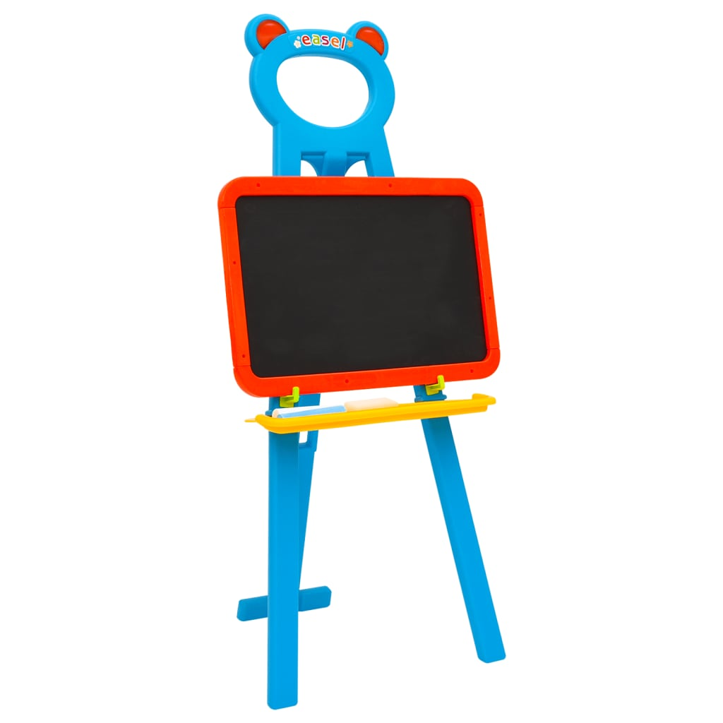 vidaXL 2-1 Children Easel with Chalkboard and Whiteboard