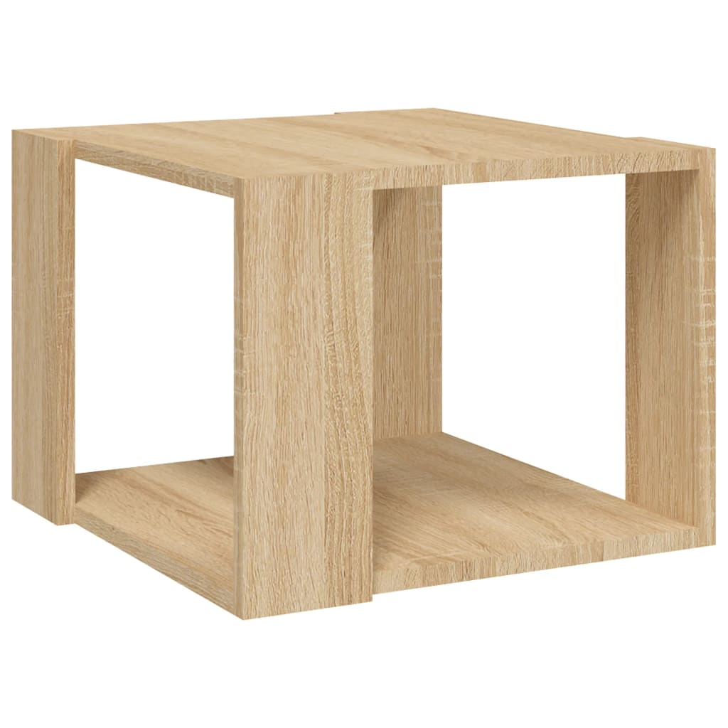 Coffee Table Sonoma Oak 40x40x30 cm Engineered Wood