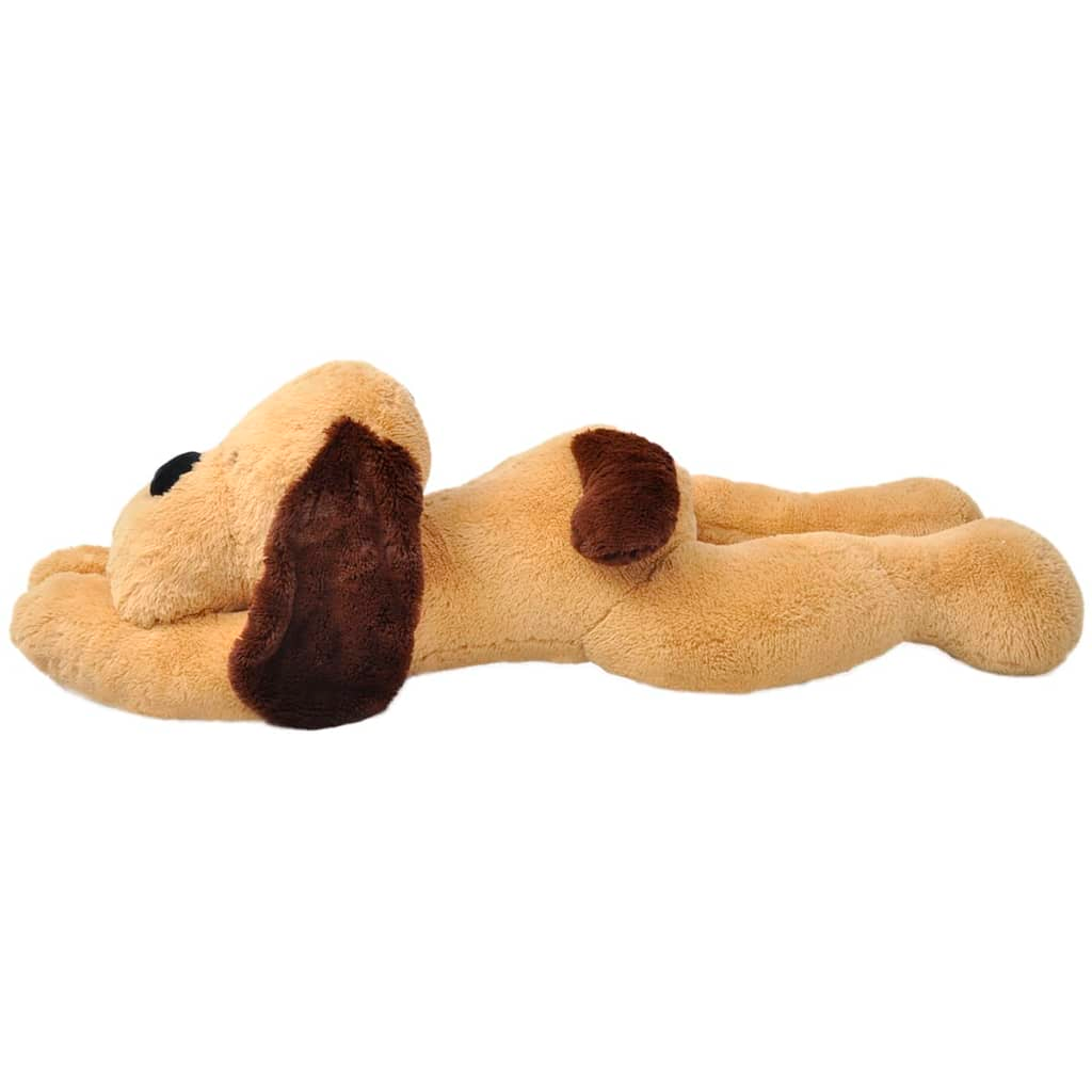 vidaXL Dog Cuddly Toy Plush Brown 80 cm