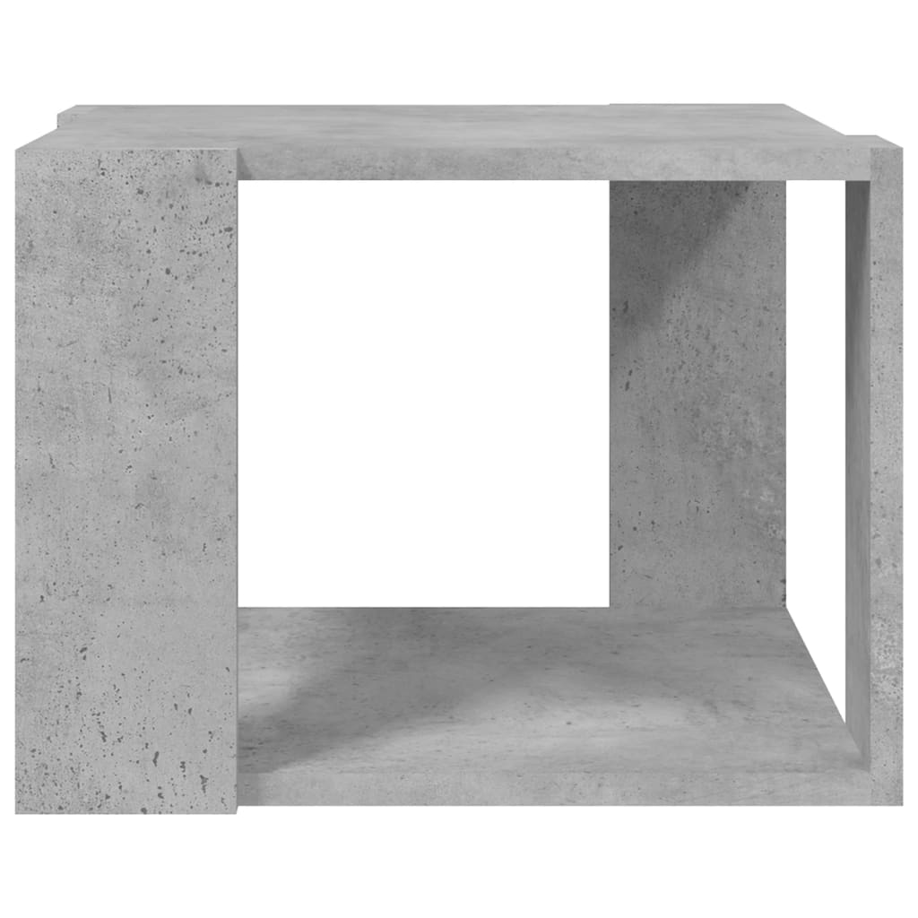 Coffee Table Concrete Grey 40x40x30 cm Engineered Wood